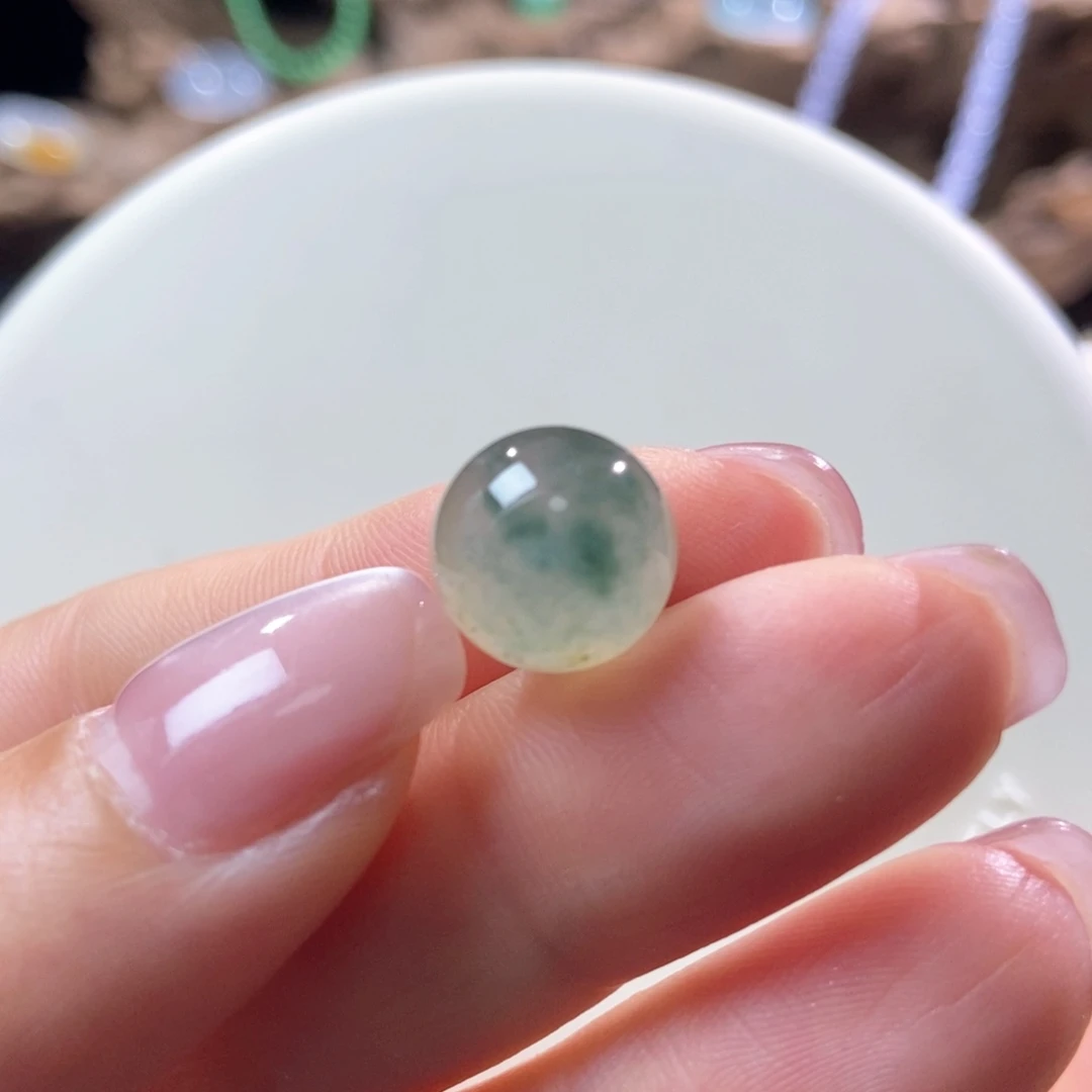 翡翠散珠冰橘黄飘花卡11+