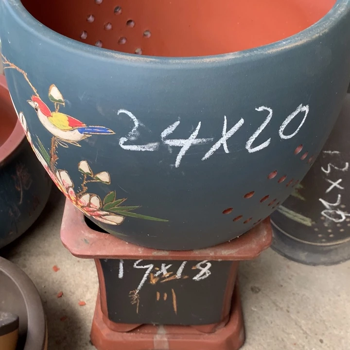 紫砂花盆紫砂花盆