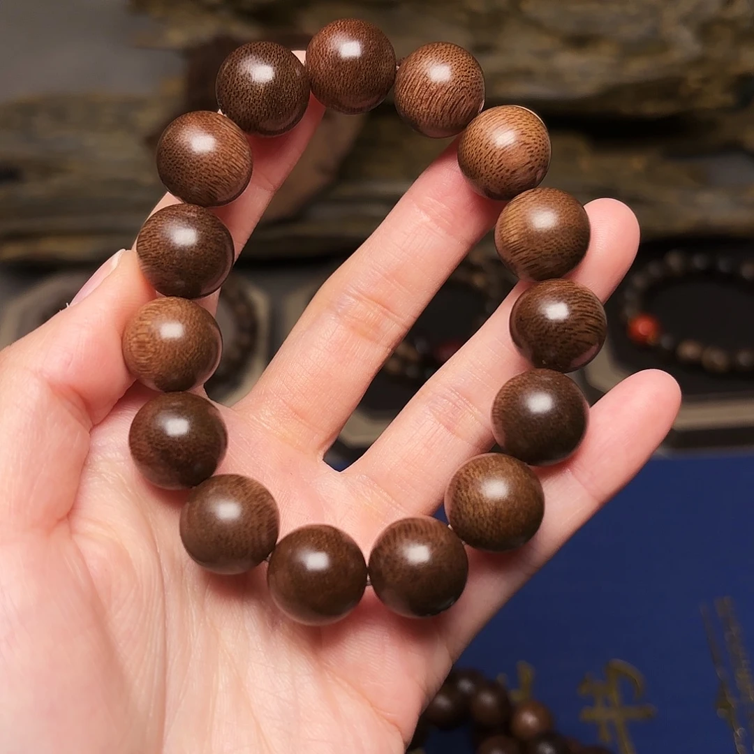 沉香手串柬埔寨青帝菩萨棋1.4