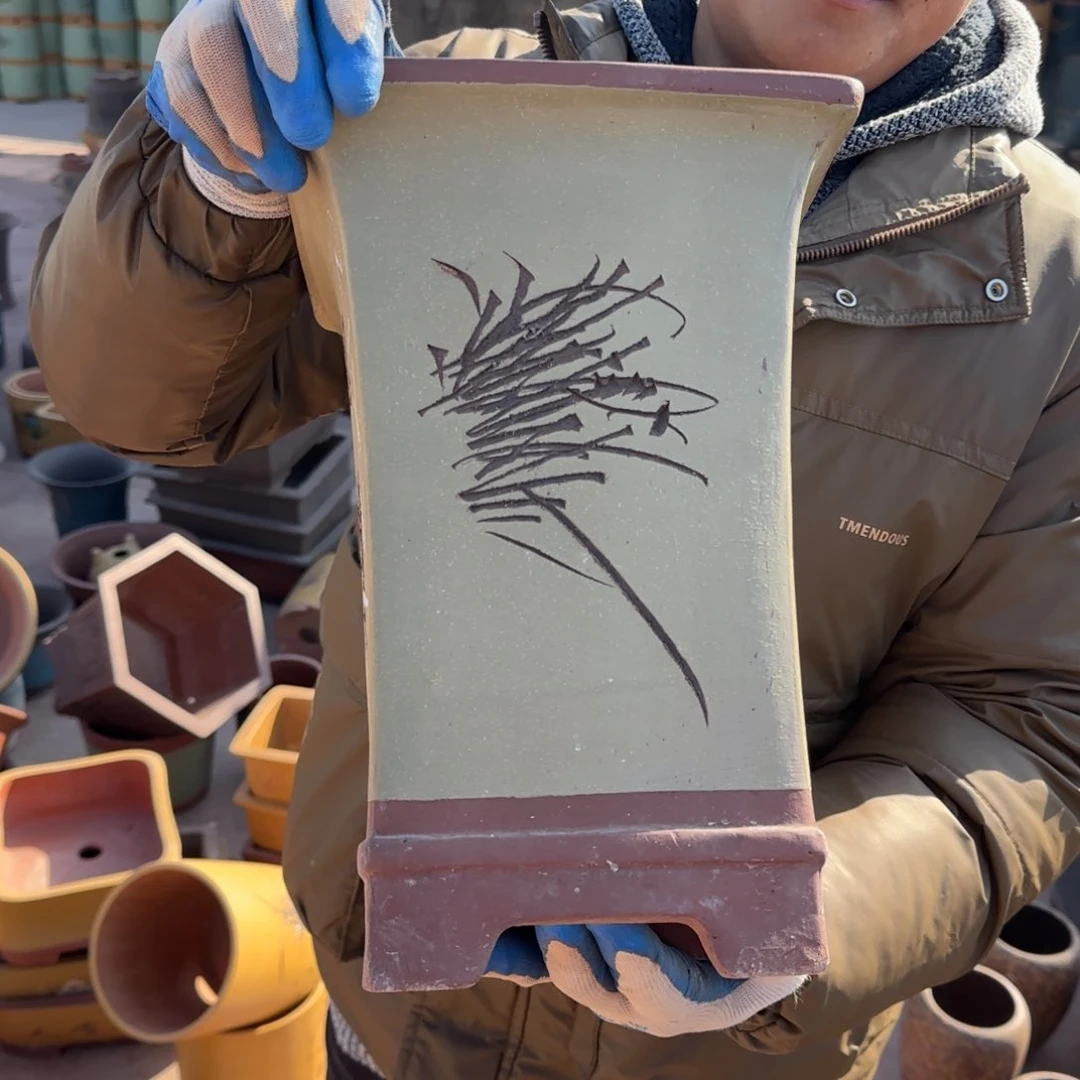 紫砂花盆口径17.27口径