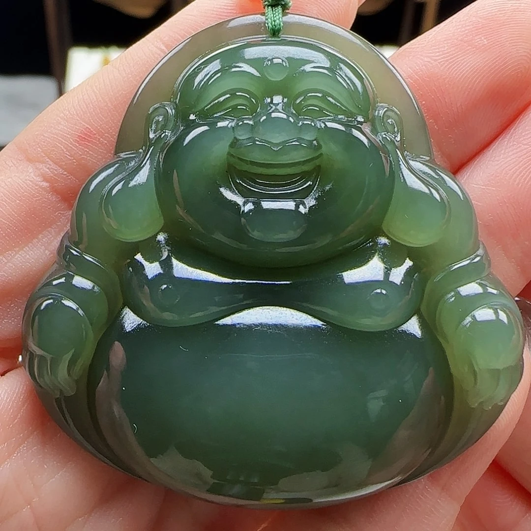 和田玉未镶嵌吊坠(赠链)