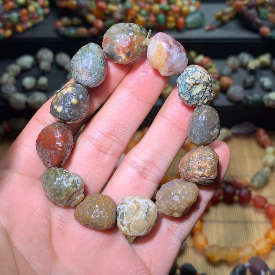 玛瑙/玉髓未镶嵌手链