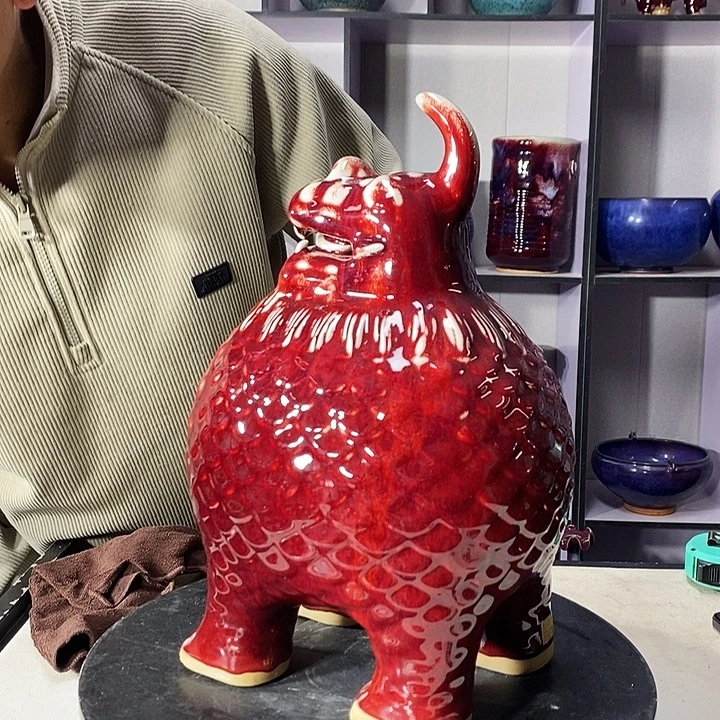 瓷片中国神垕精品钧瓷