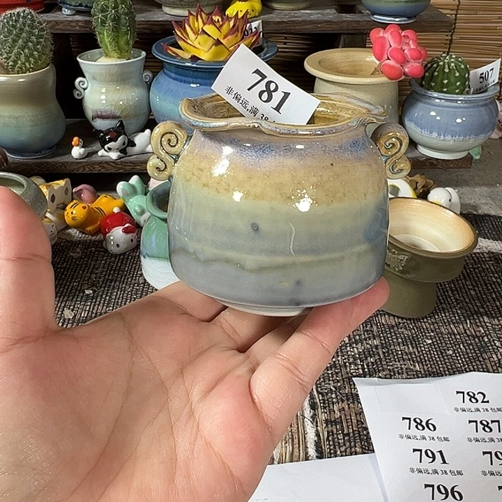 口5高6 手工花盆满30包邮