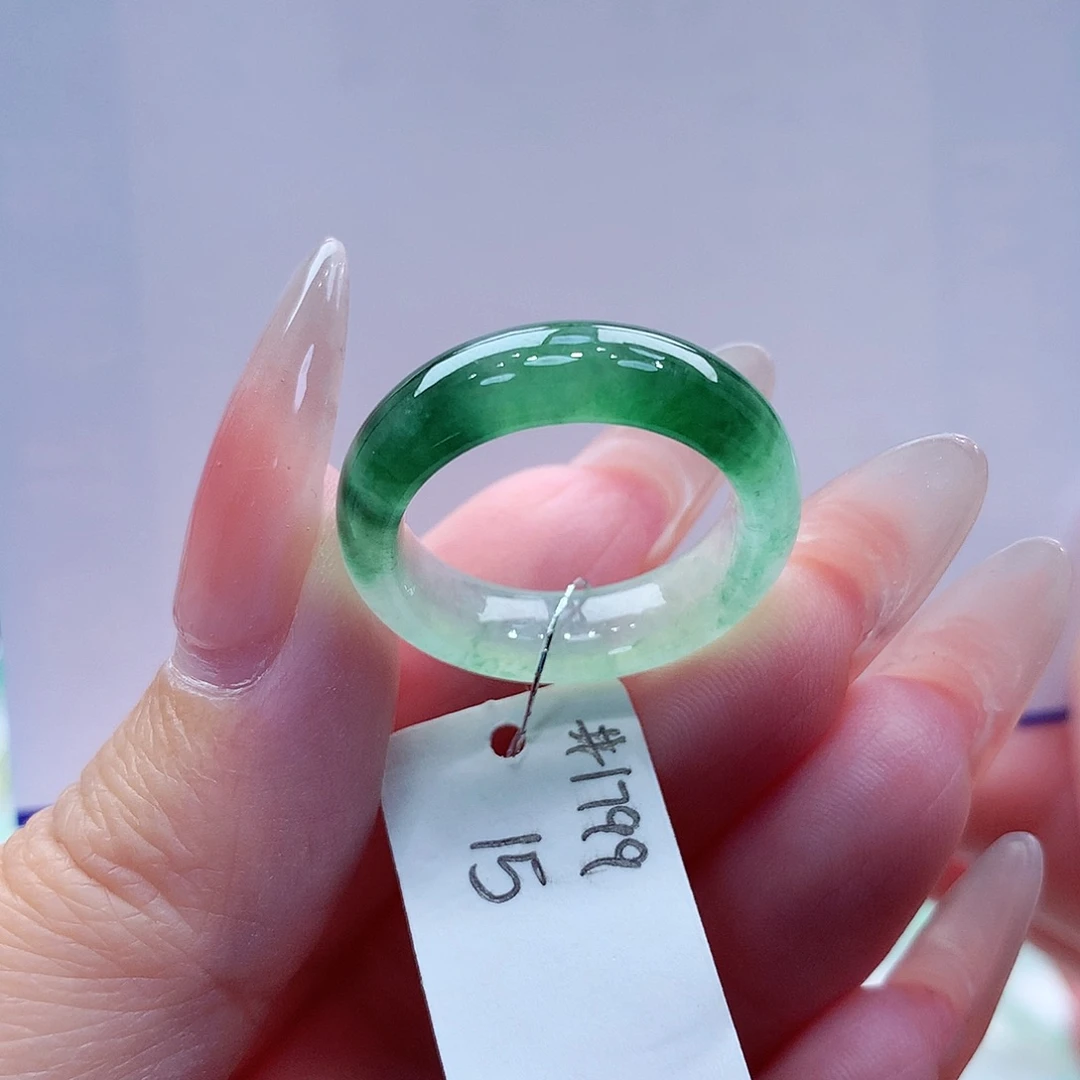 翡翠未镶嵌戒指缅甸A货