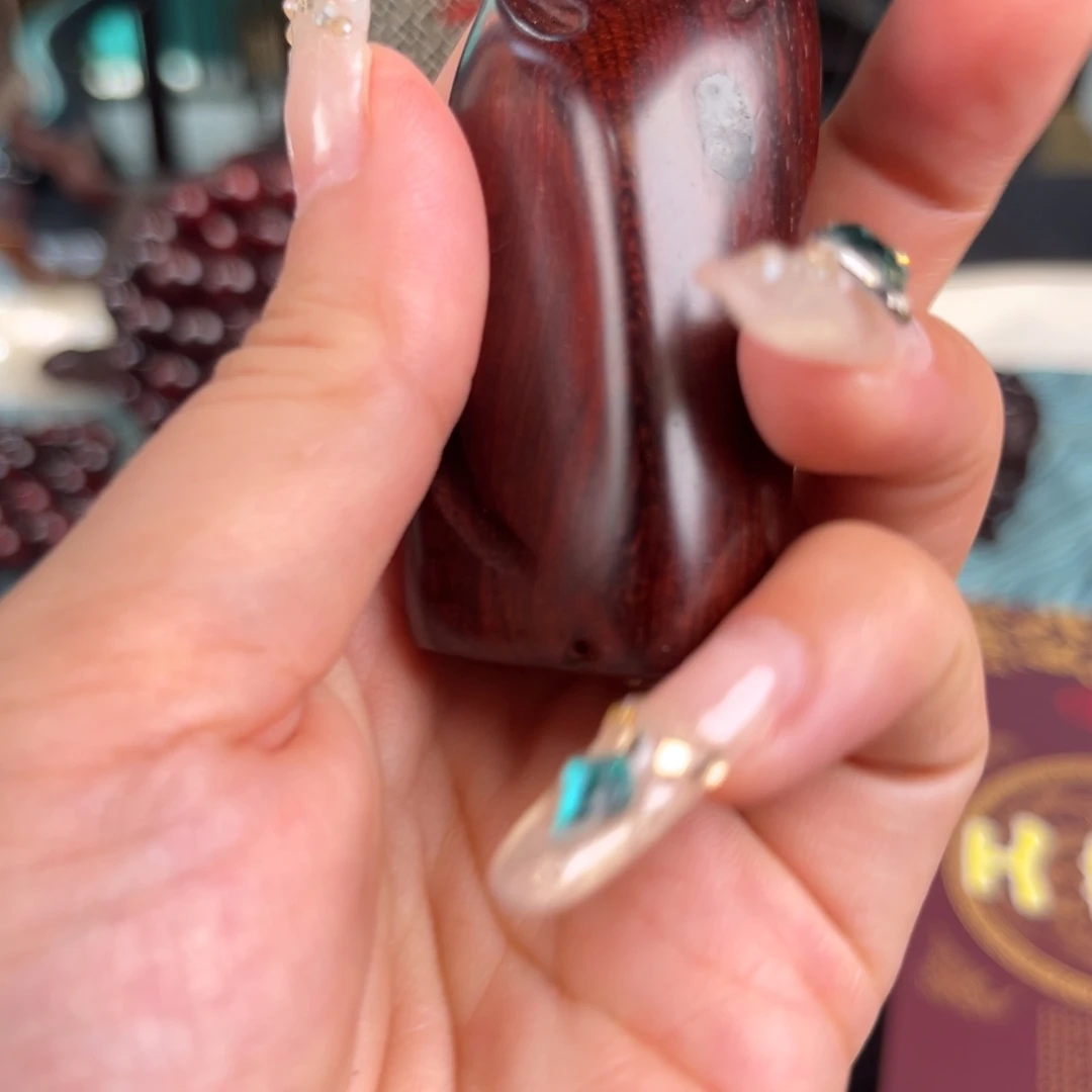 發***仔印度小叶紫檀米勒佛