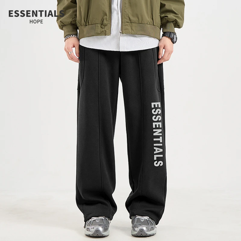 ESSENTIALS HOPE宽松直筒运动休闲裤男士2025新款春季宽松百搭
