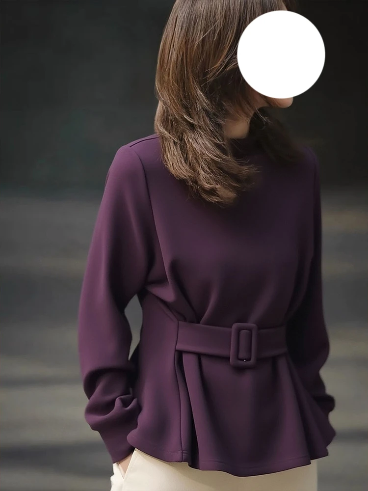 轻奢时尚高级感显瘦气质上衣女韩版独特别致小众设计收腰显瘦穿搭