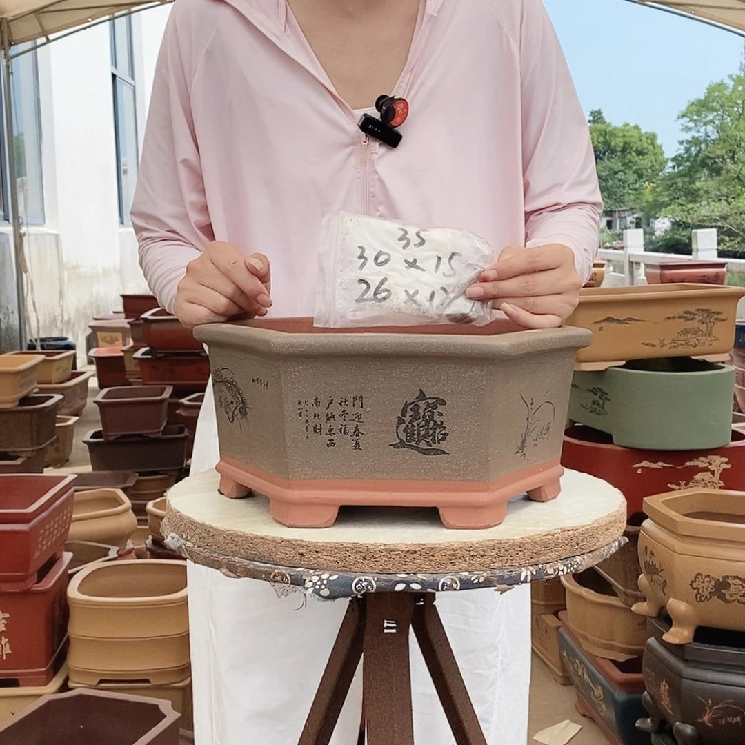 紫砂花盆紫砂花盆