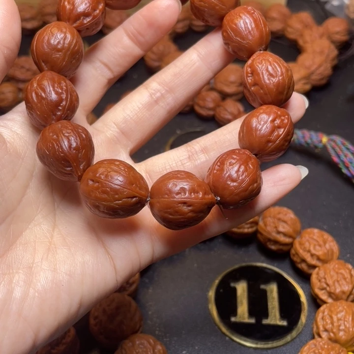 把件文玩核桃蜜枣手串