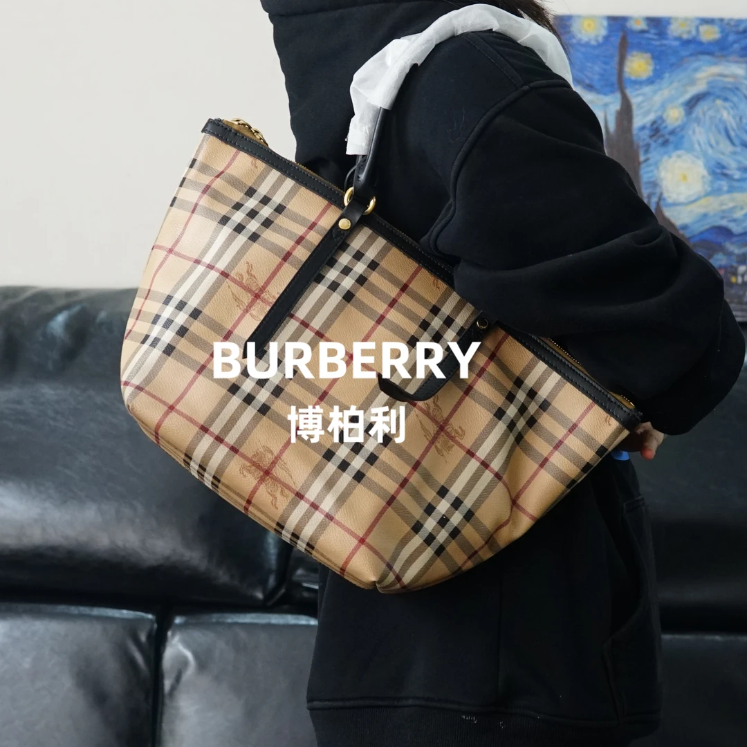 95新 BURBERRY/博柏利 格纹单肩包/TZ11601062/1062