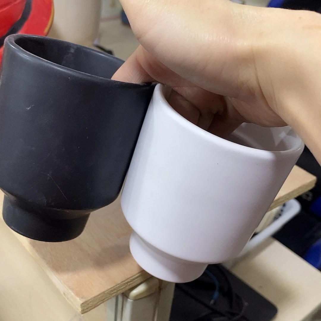 陶杯子陶盆有孔 瑕疵介意勿拍