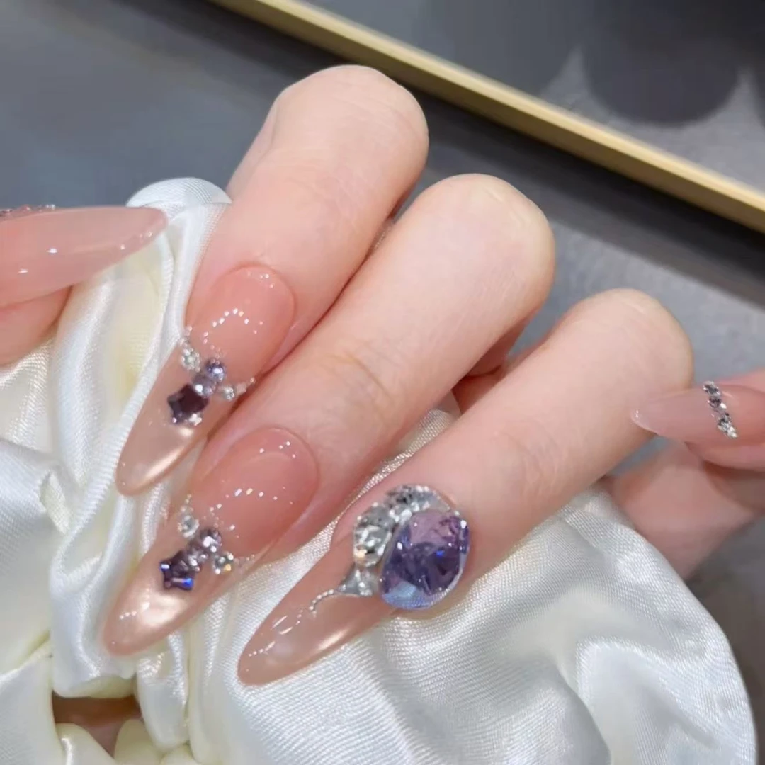 少司命 施家全华 纯手工定制穿戴甲美甲成品美甲贴片10片