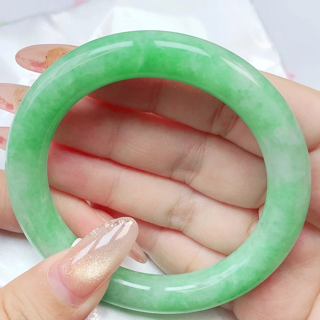翡翠未镶嵌手镯抖音980