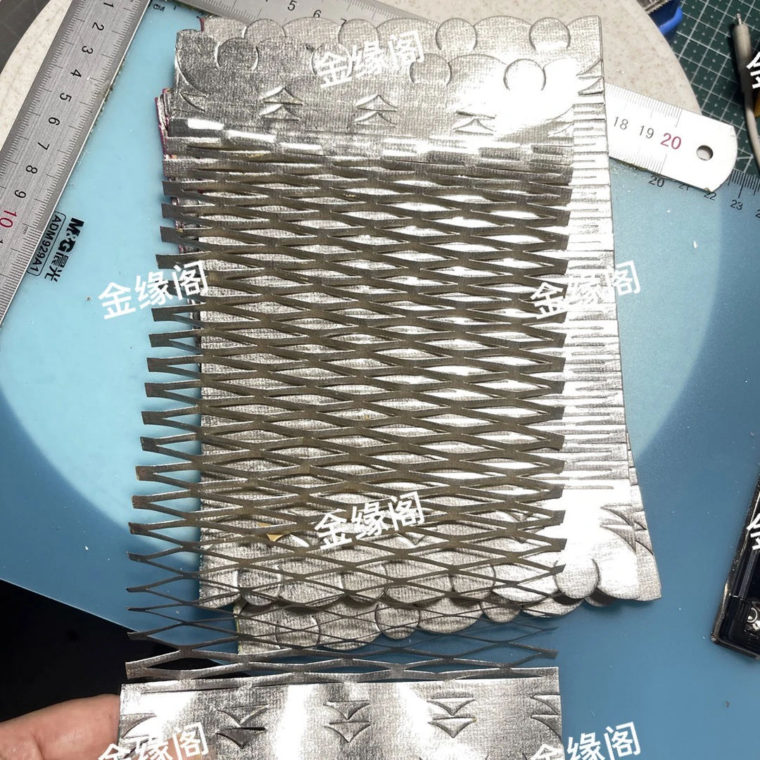 锡箔纸剪的网格纸天罗地网纸宽14/长21厘米)