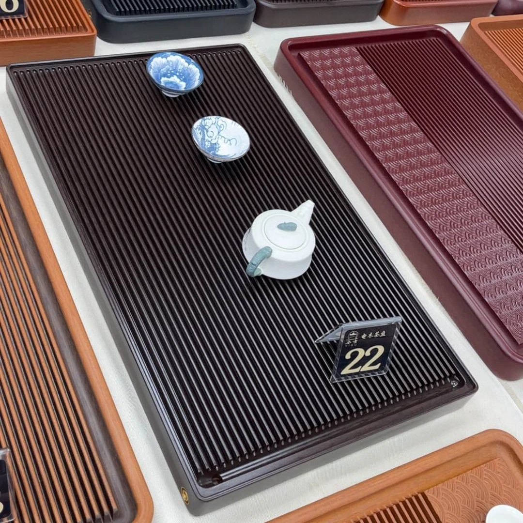 叶*新无边框单边排水棕色油盘80.40.5