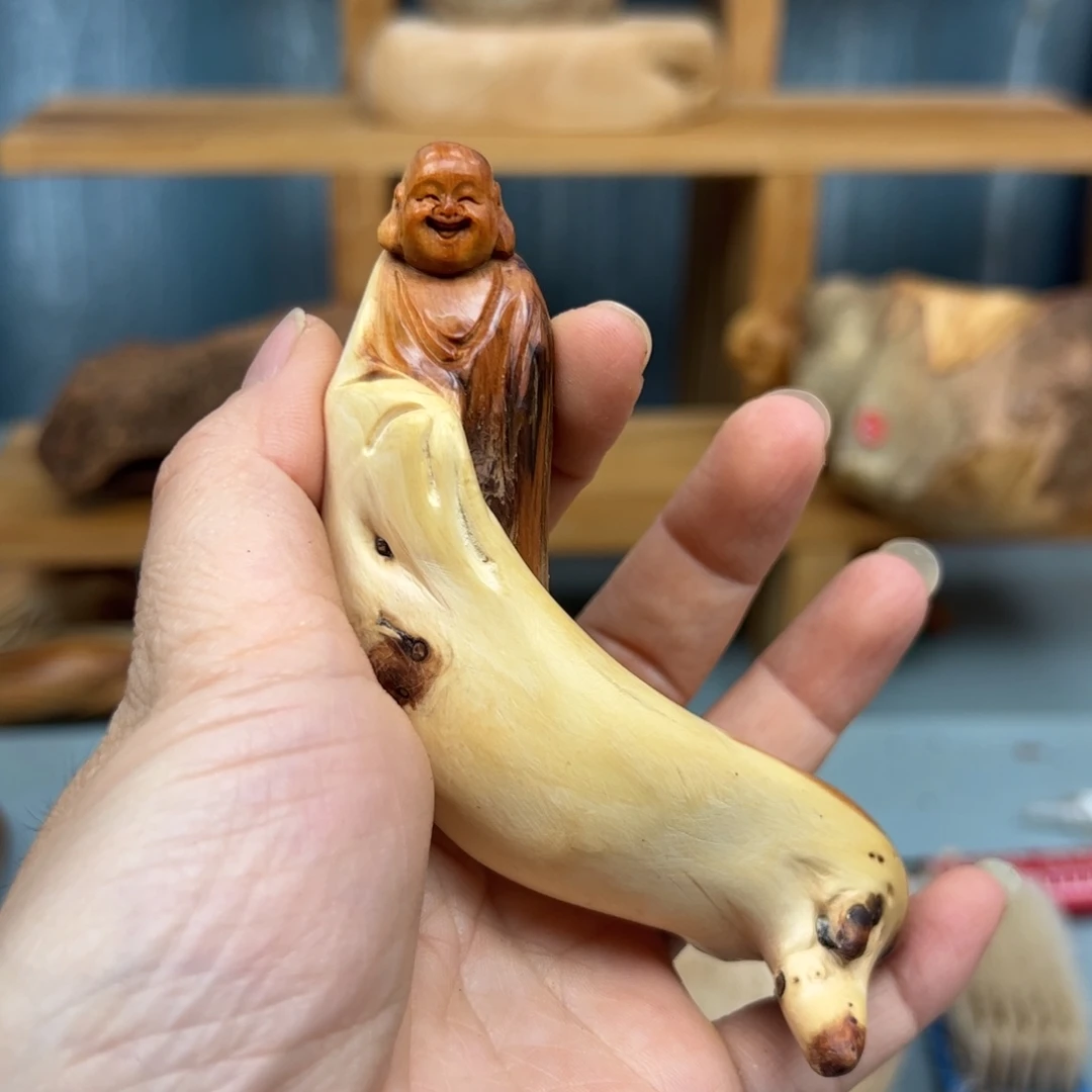 柏木崖柏木摆件手把件