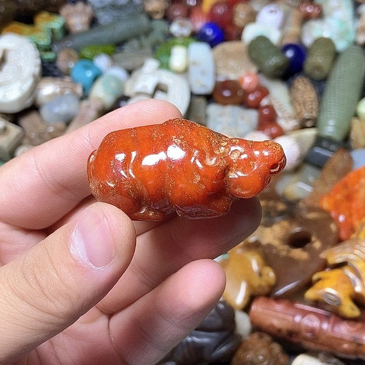 和田玉未镶嵌颈饰71