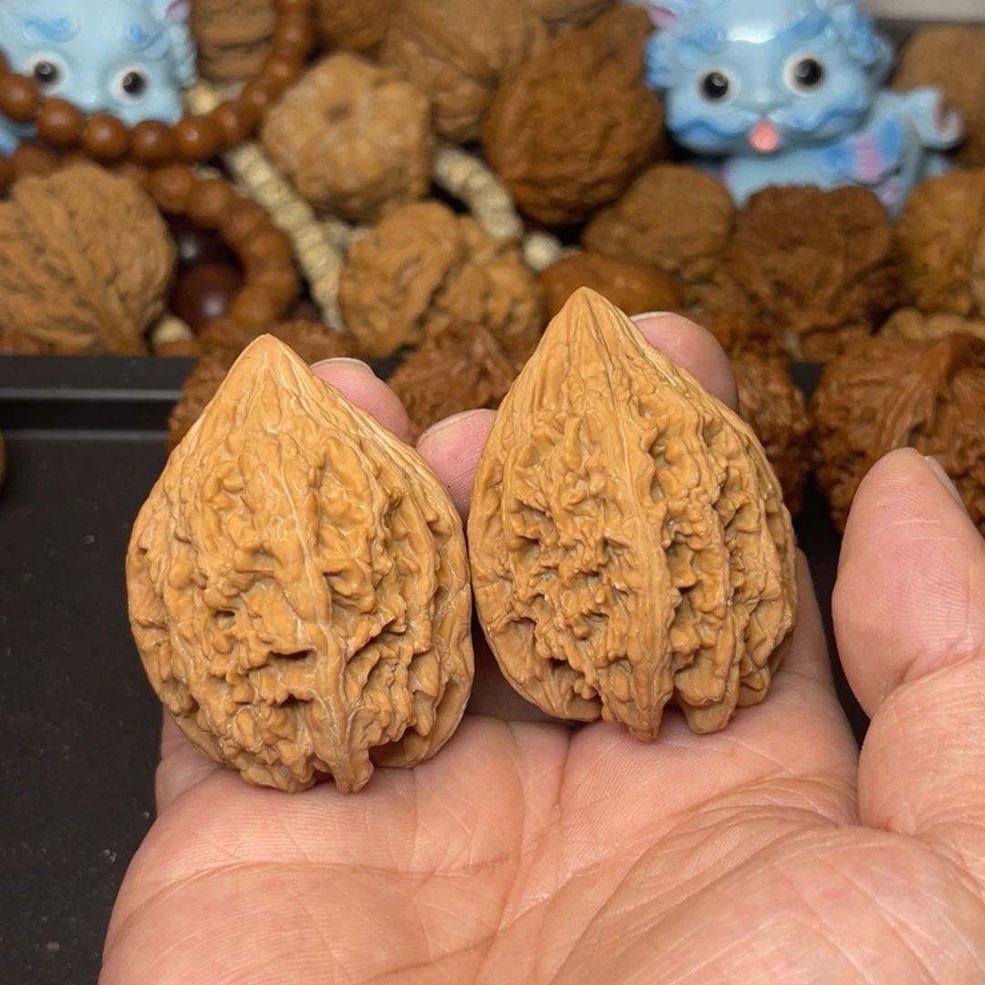 文玩核桃吊坠39全品无修大沽石