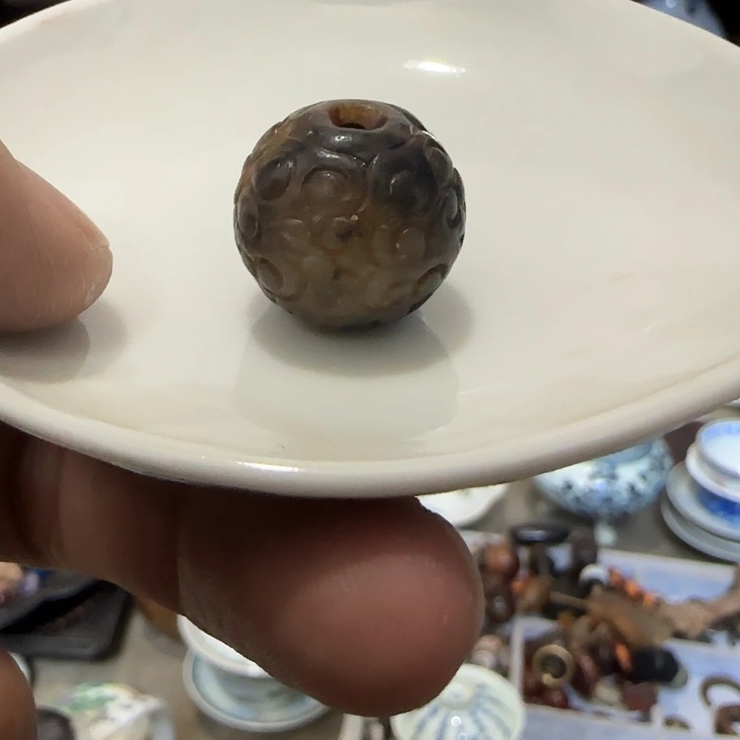 村里收的青花瓷器