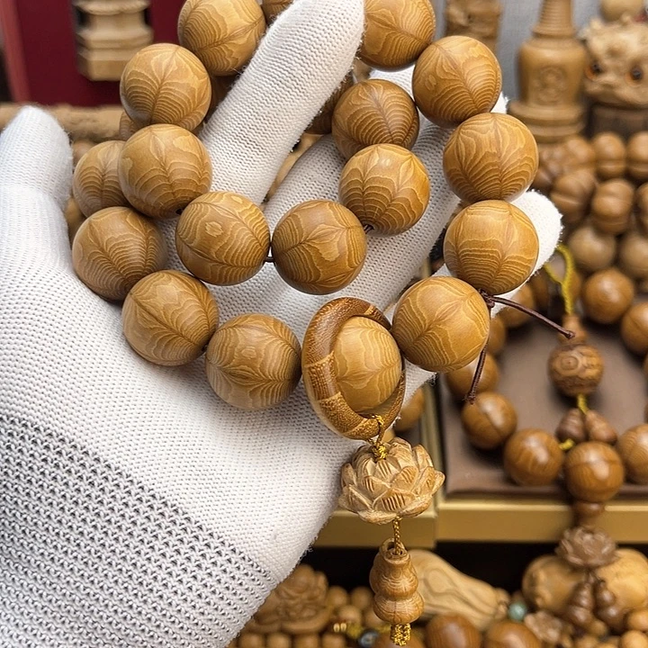 入***尘木质非金属六道木手串2.0