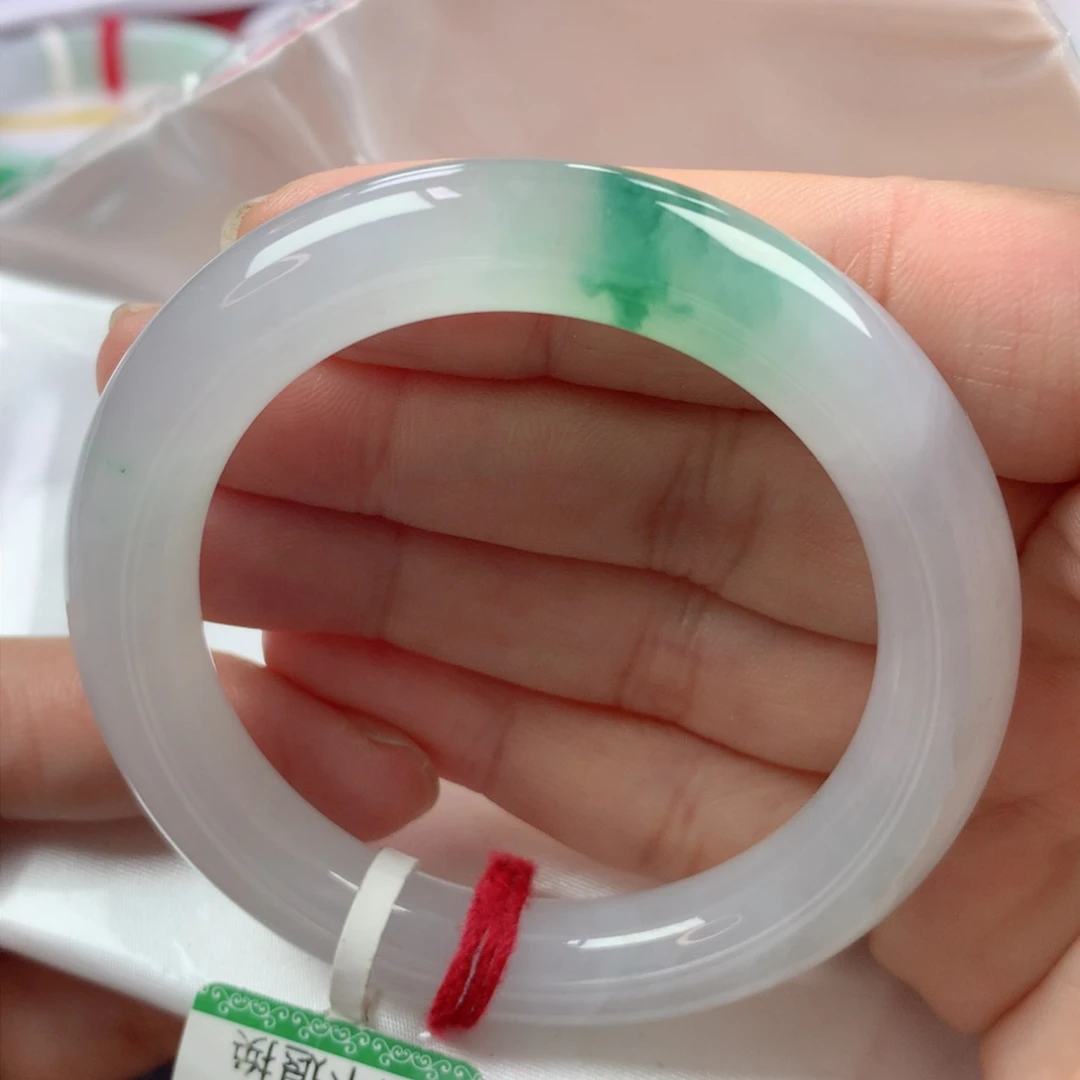 未镶嵌手镯翡翠缅甸天然翡翠50圈