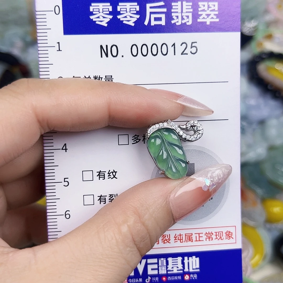 翡翠未镶嵌颈饰125