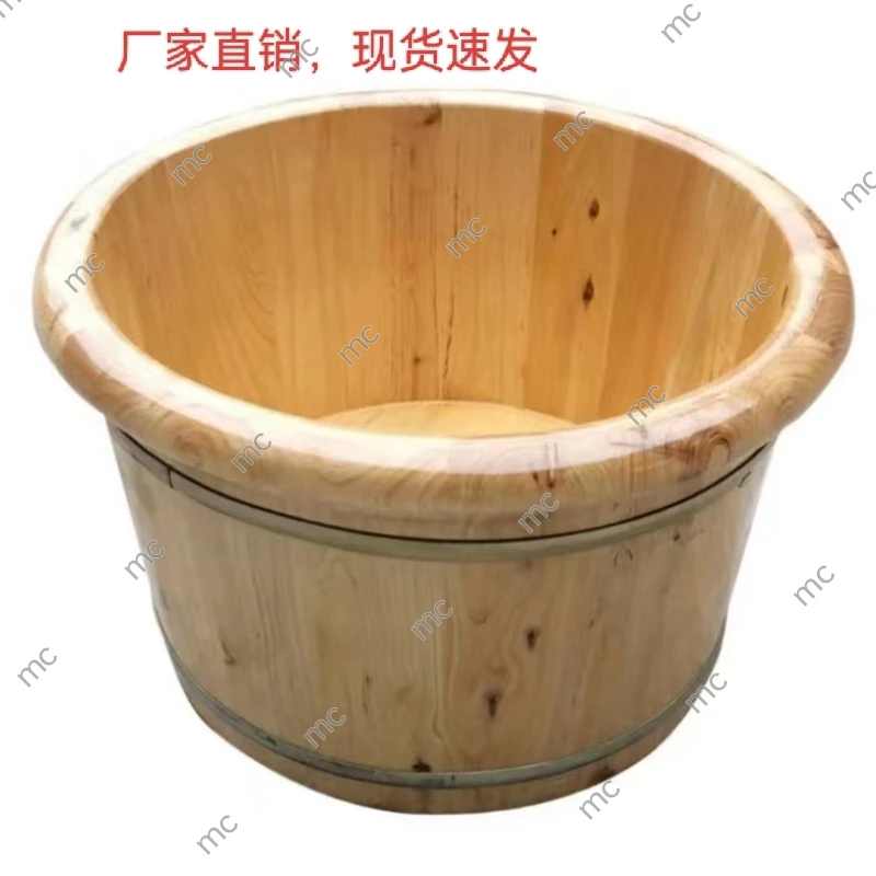 香柏木泡脚木桶洗脸盆穴位按摩泡脚木桶泡脚店专用桶家用单双人