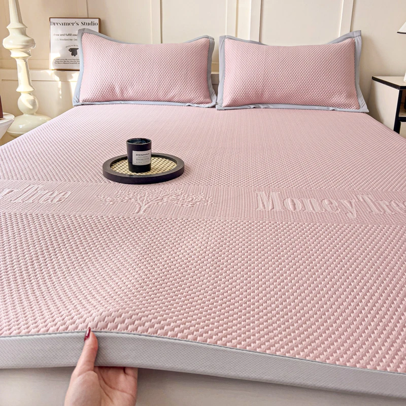 南通新四季通用2025新款A类凉感豆豆席三件套PE中分子凉席乙纶凉