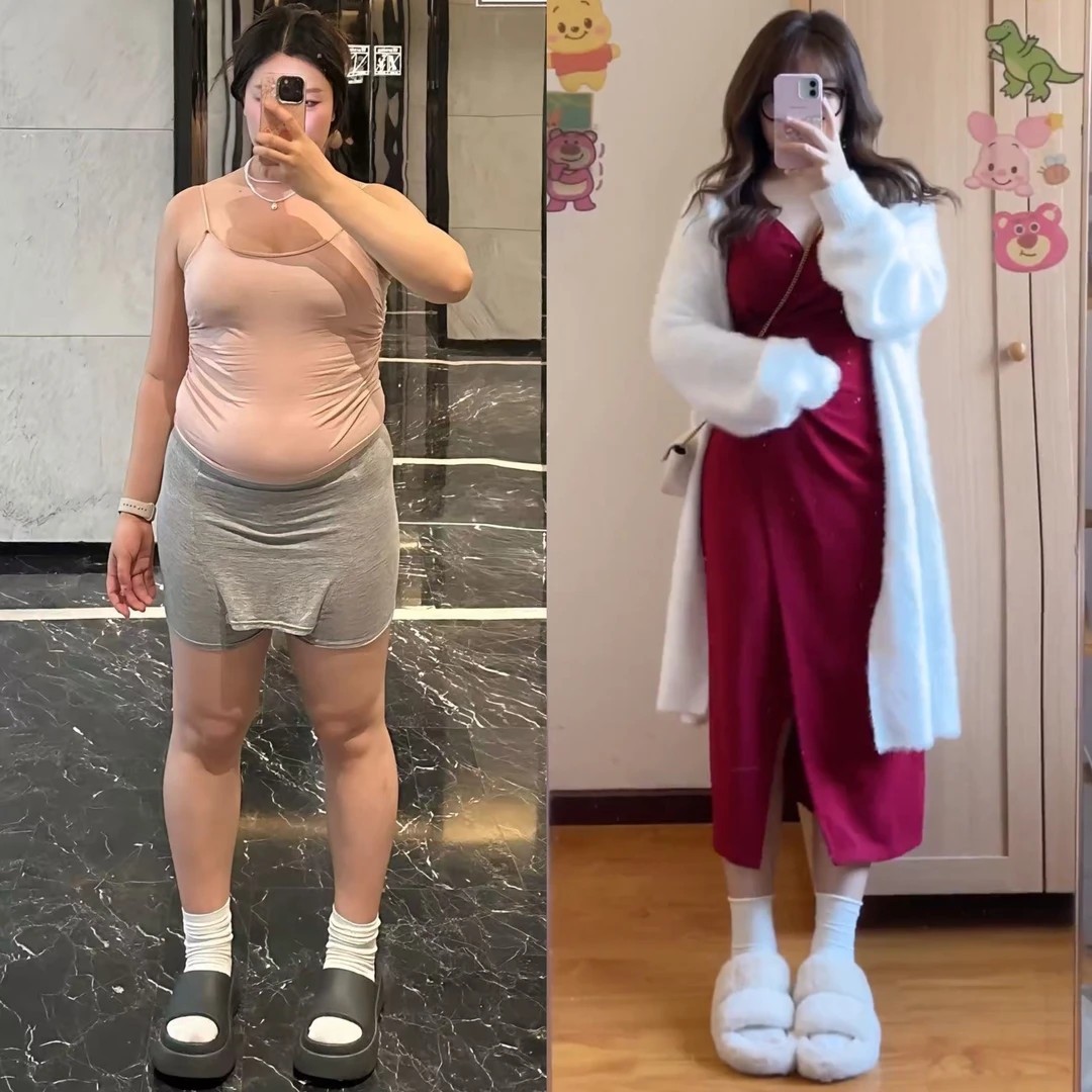 大码新中式复古挂脖内搭打底连衣裙女秋冬胖mm针织毛衣显瘦两件套