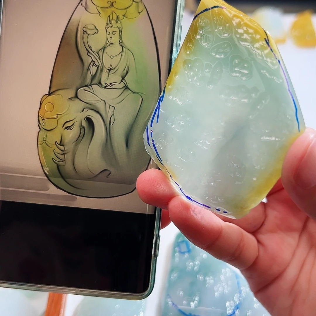 定制翡翠未镶嵌翡翠定制