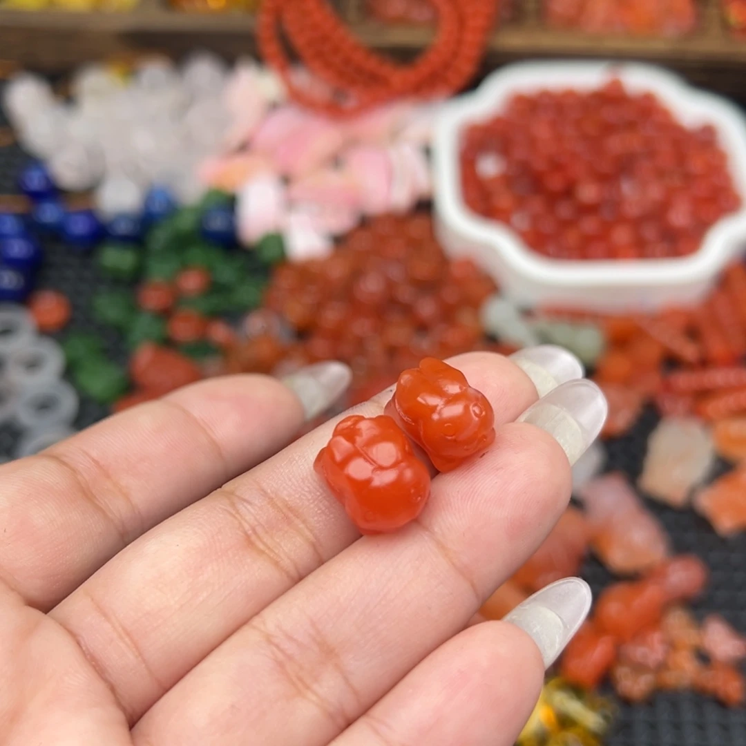 南红玛瑙未镶嵌吊坠(不含链)