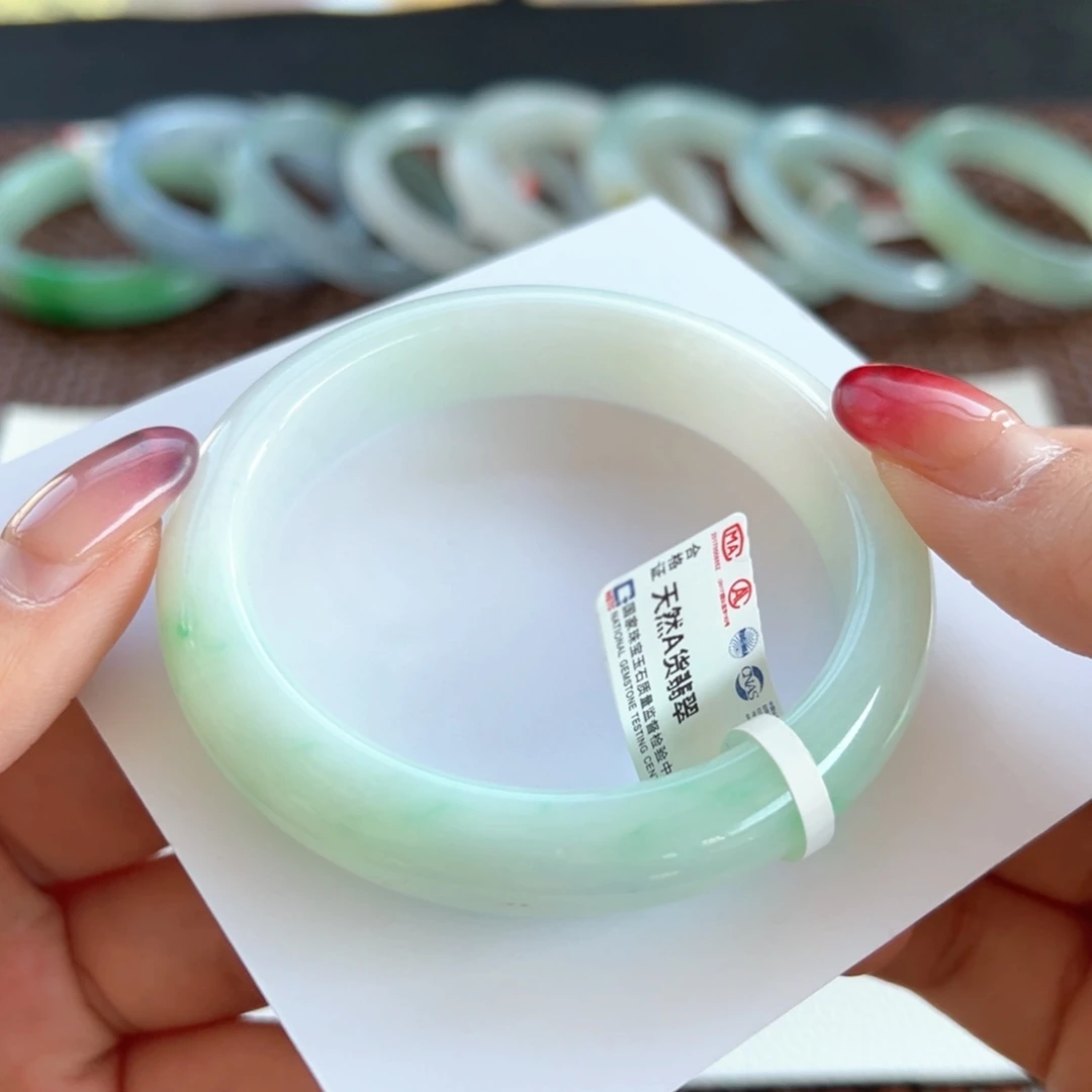 翡翠手镯未镶嵌11号 54.8