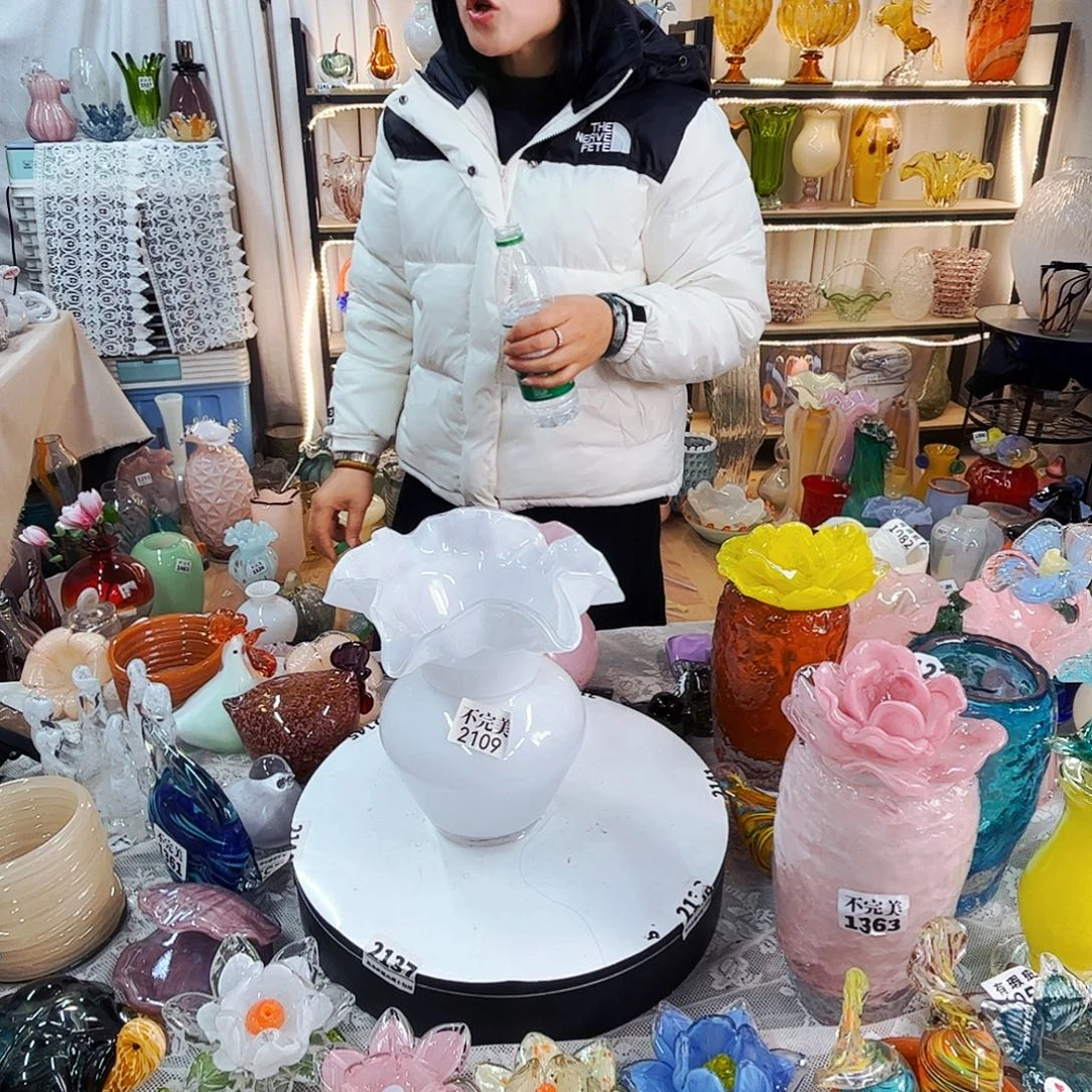 2109 家悦美居琉璃摆件不完美