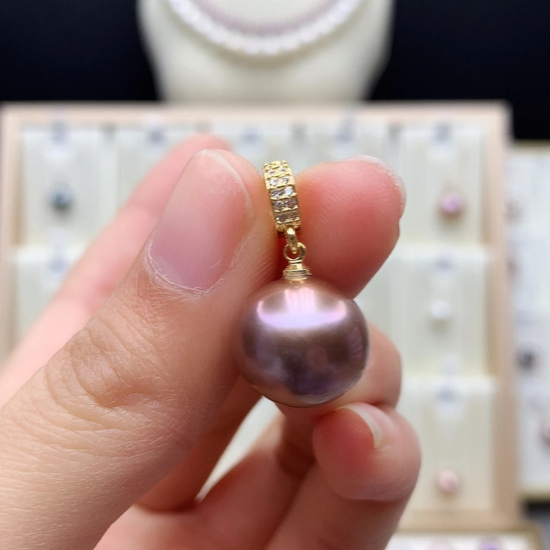 合金淡水珍珠颈饰