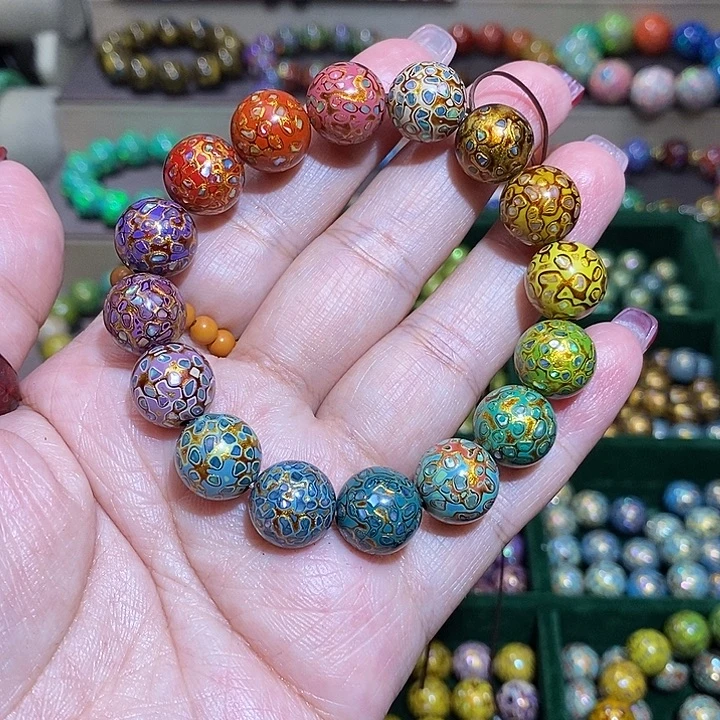 平***姐大漆珠1.2多宝螺钿