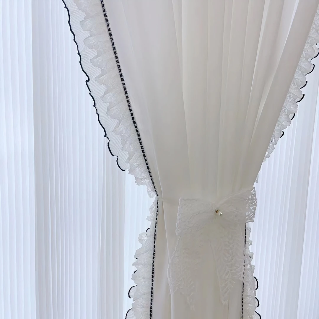 明雅|客厅卧室简约风不透人窗纱帘窗帘幻影纱遮阳