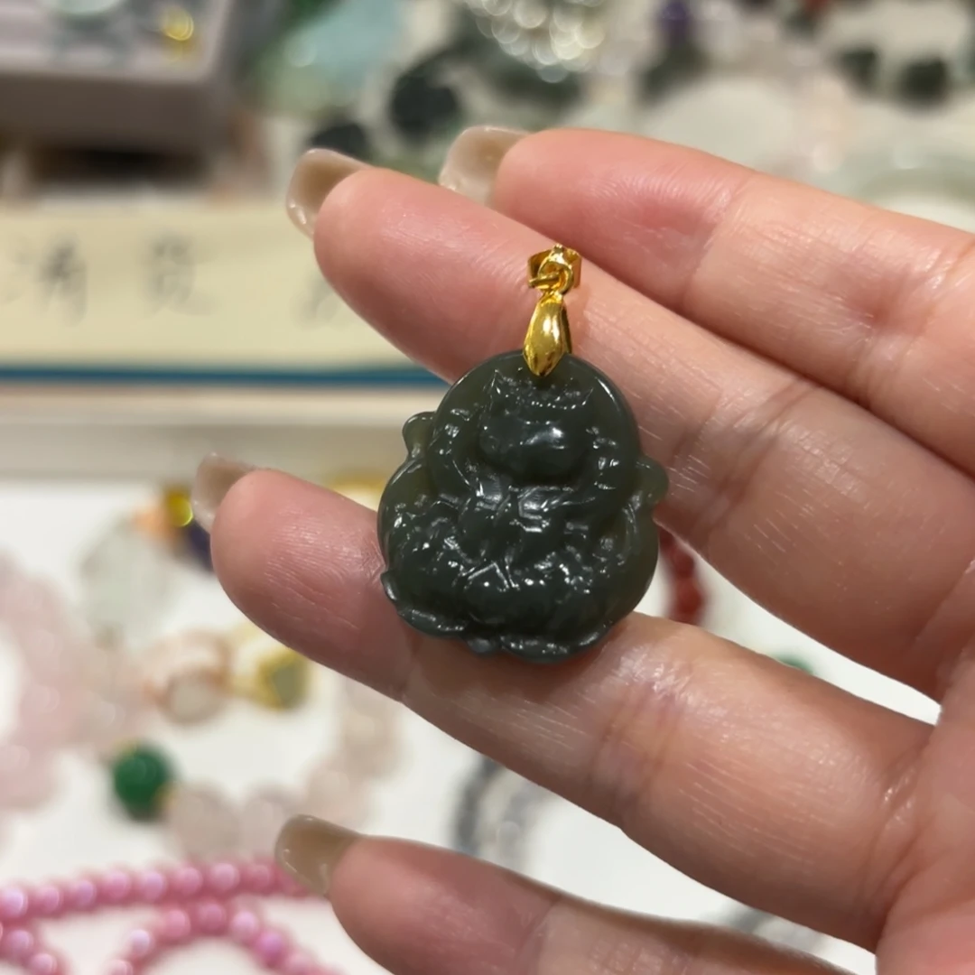 和田玉合金颈饰28752