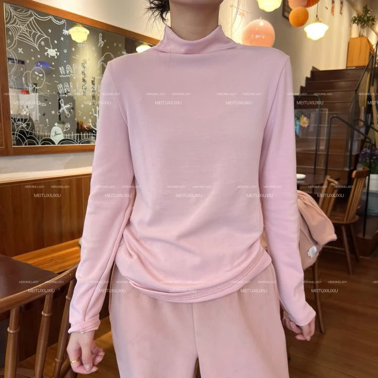 【暖芙】HL秋冬高领气质百搭多色软糯亲肤舒适弹力自发热打底衫