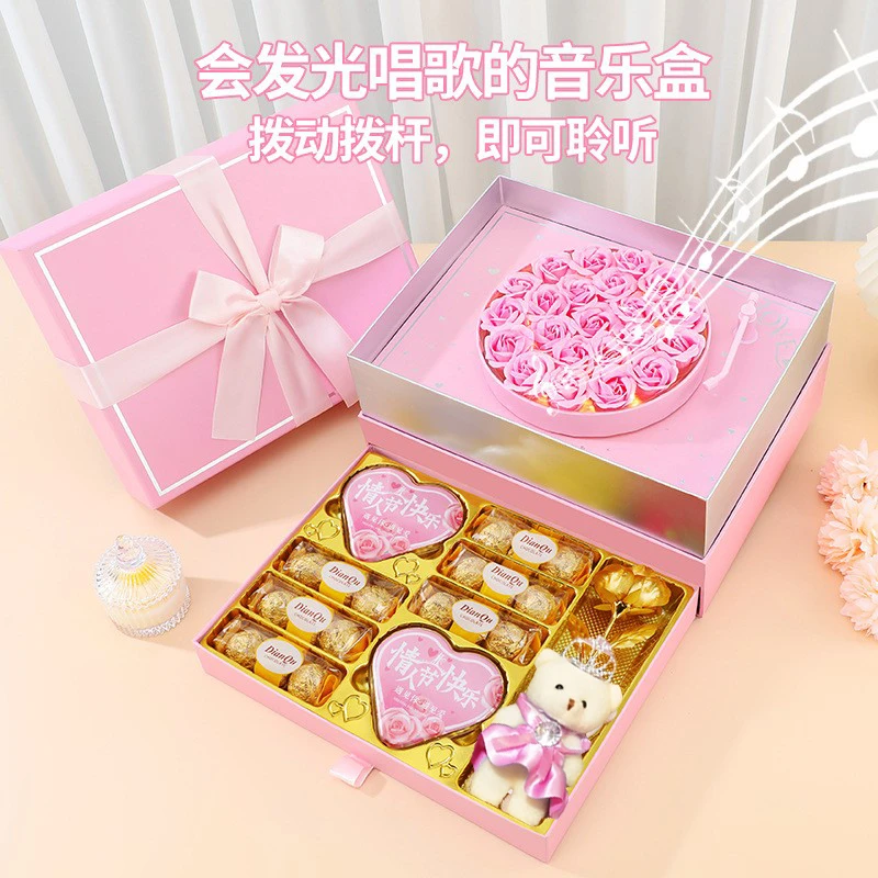 Dove/德芙创意巧克力礼盒装送女友老婆媳妇女生日国庆中秋节礼物