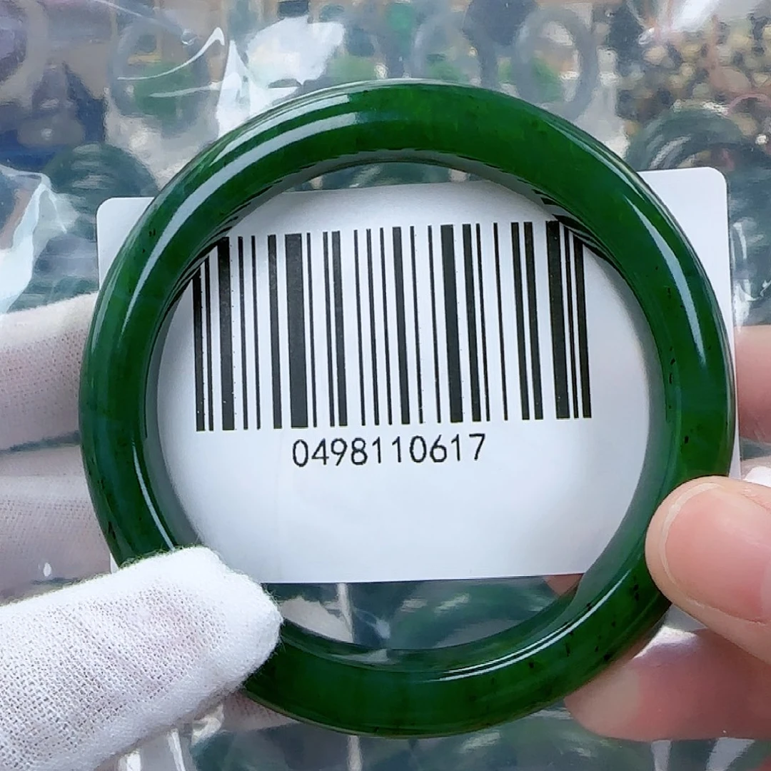 和田玉（碧玉）手镯未镶嵌61.3