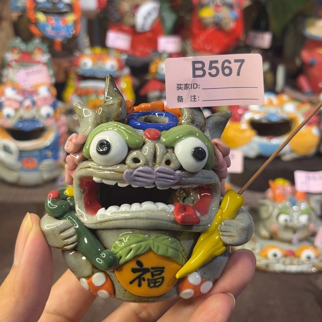 泥塑纯手工茶宠摆件