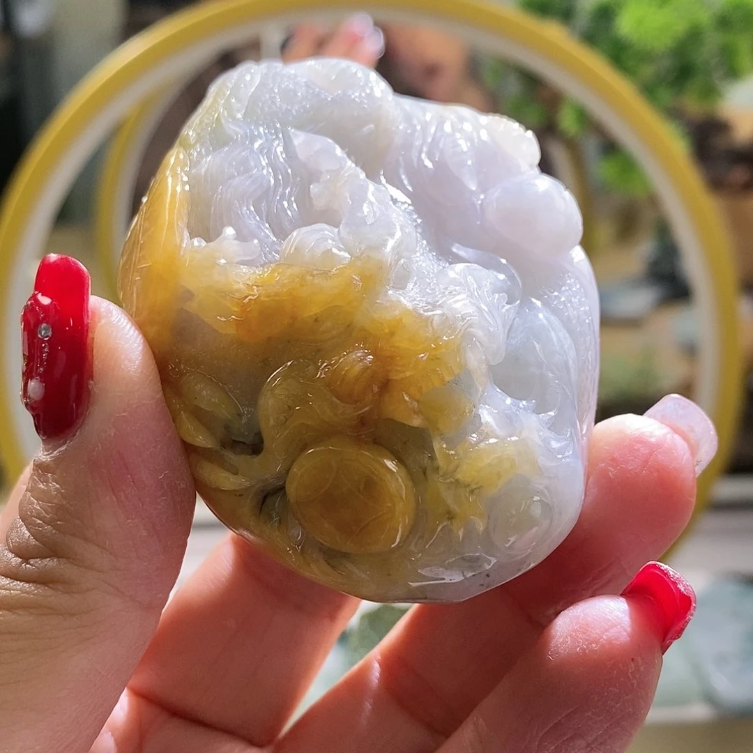 【闪购商品】翡翠颈饰未镶嵌龙牌