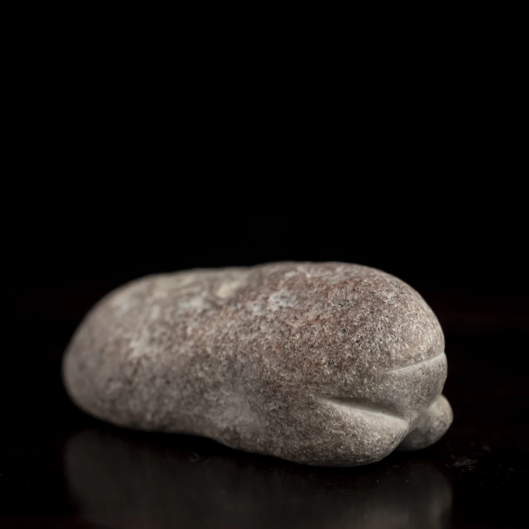 明代地方玉玉虎花件-CS