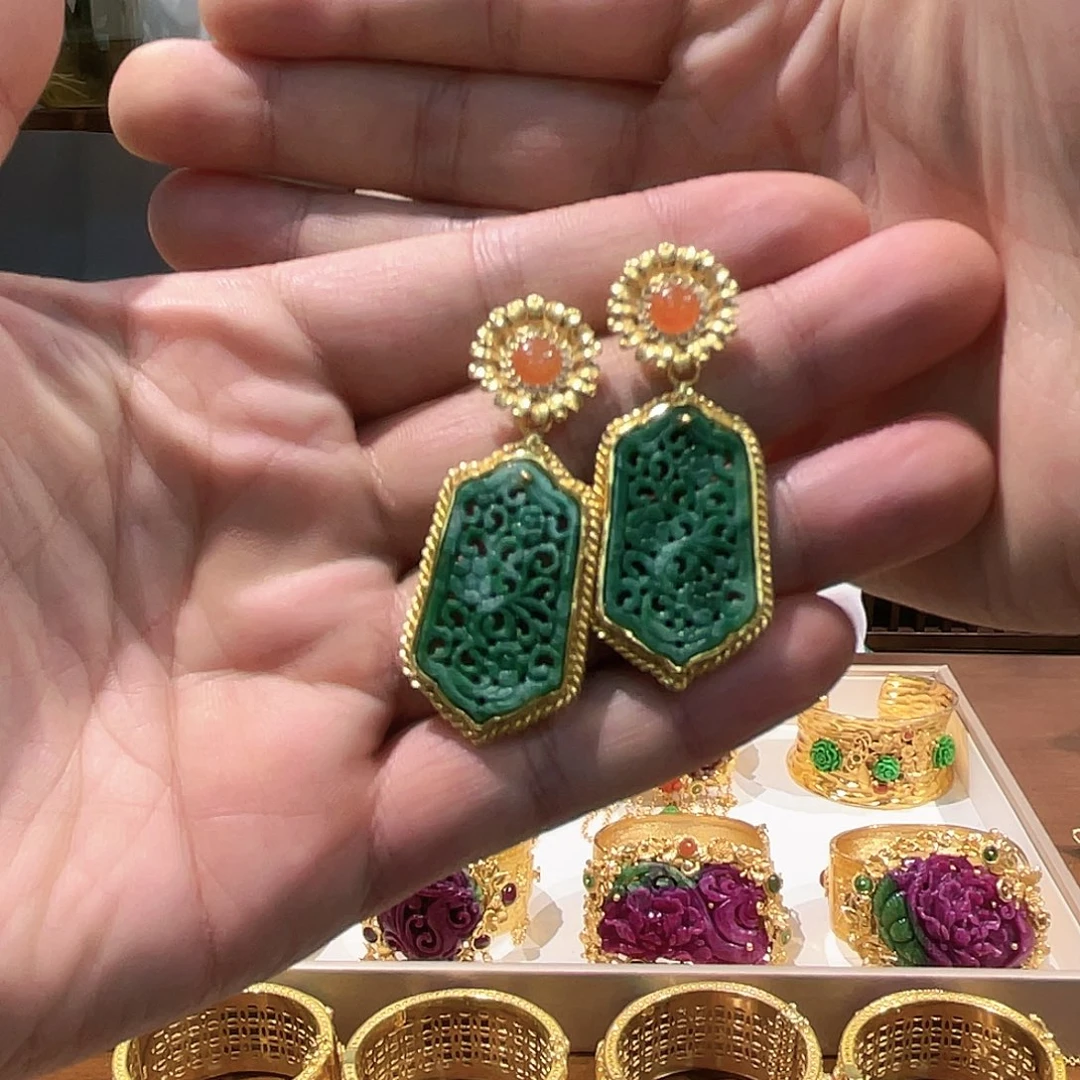 锦纶非金属耳坠耳饰