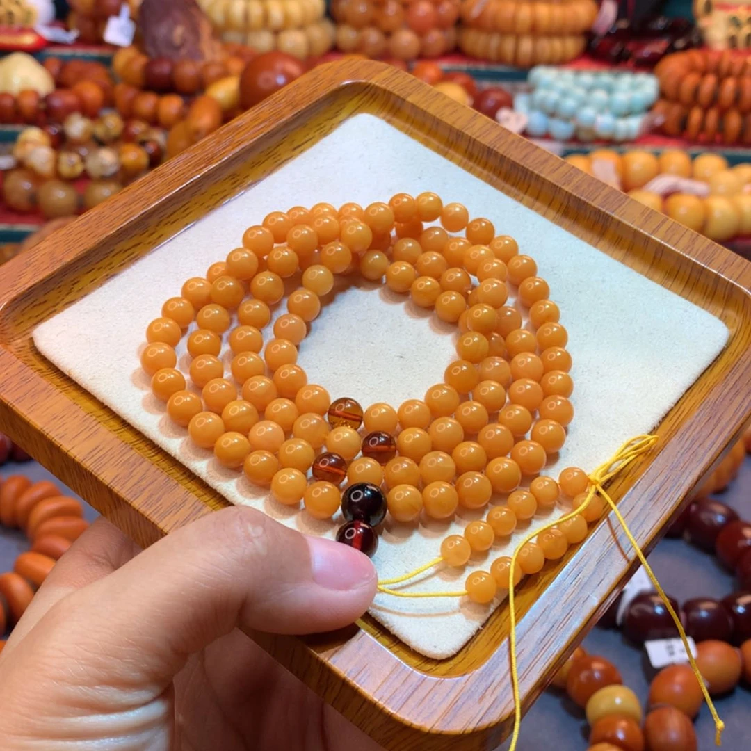 【闪购商品】蜜蜡手链未镶嵌蜜蜡手链