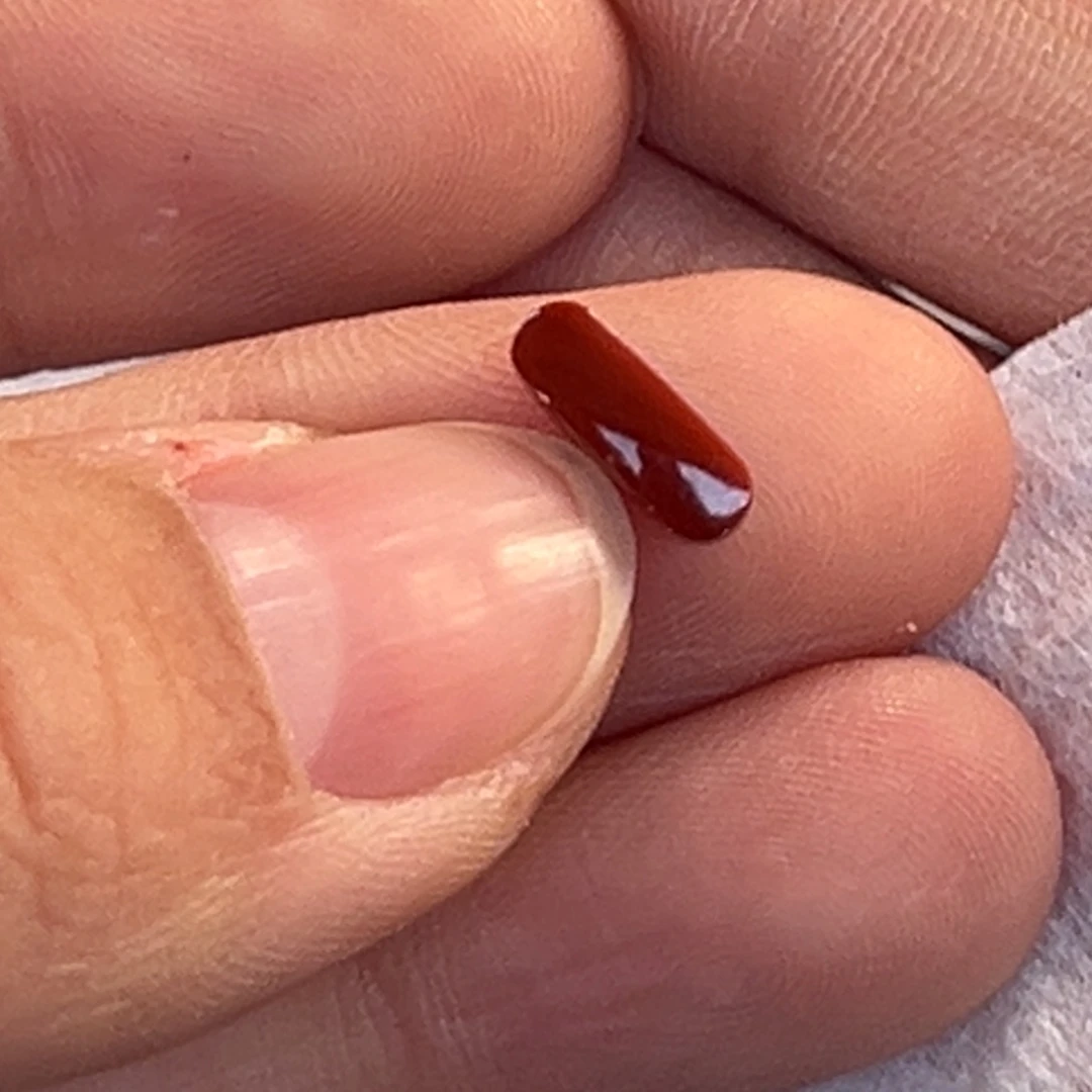 南红玛瑙未镶嵌马鞍戒面