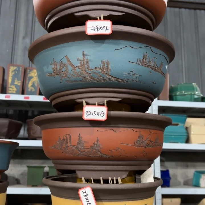 紫砂花盆          100-4