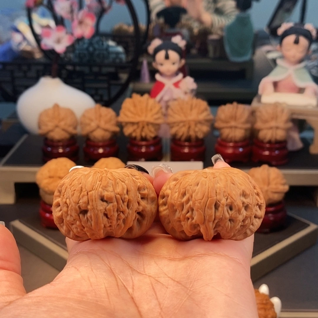 文玩核桃把件42全品战鼓