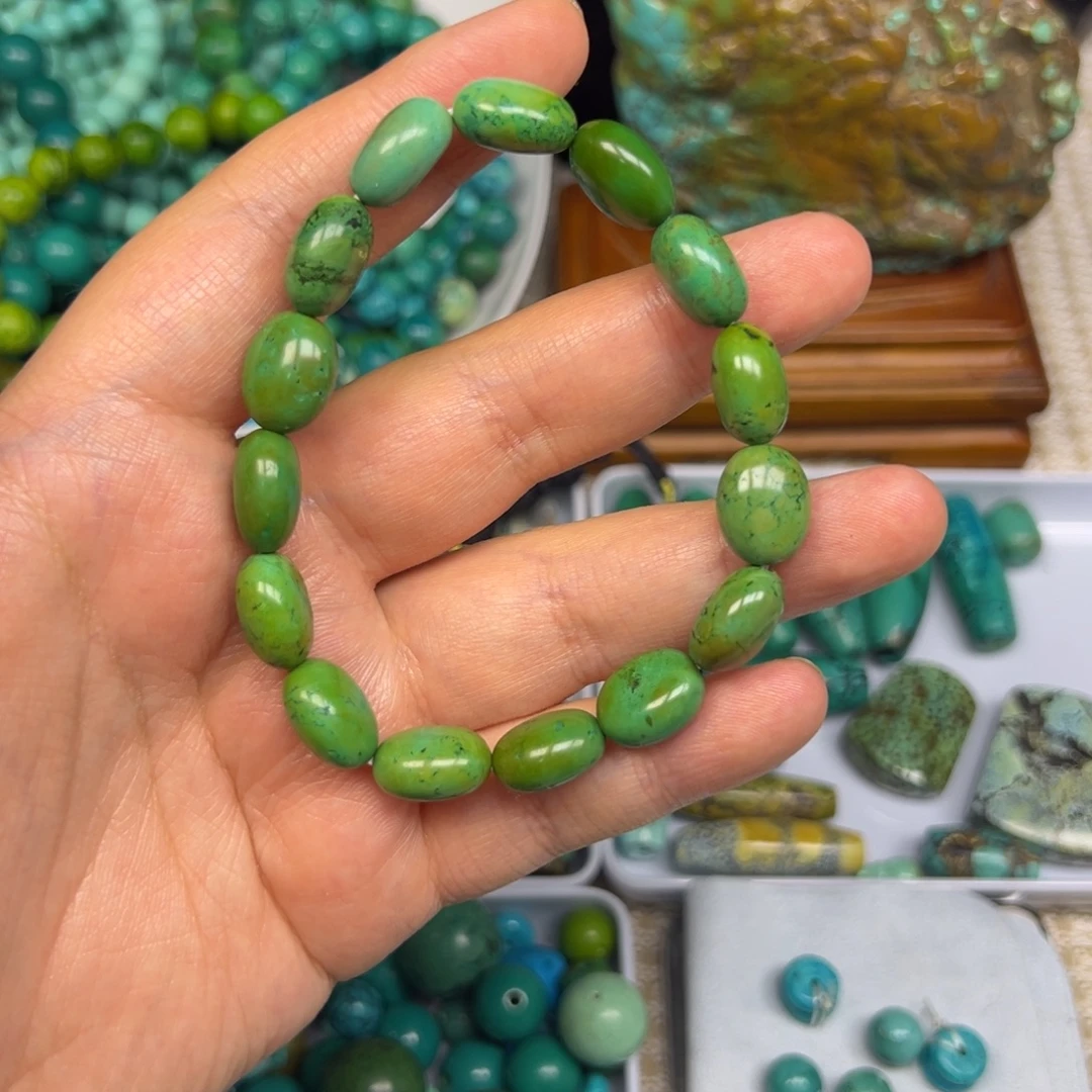 湖北十堰原矿菜籽绿糖豆单串卡11